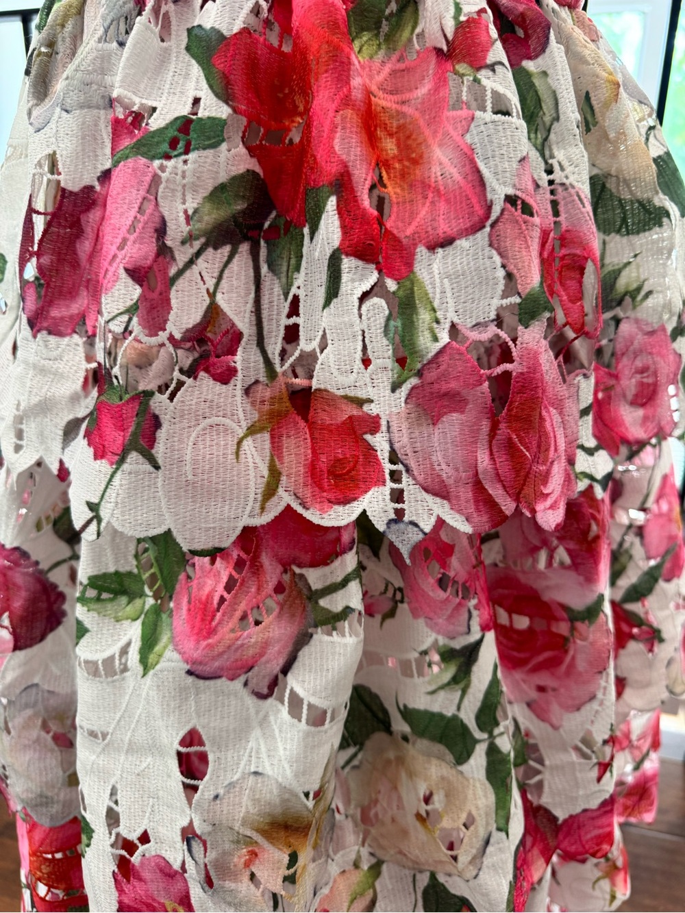 Elliatt Roselle Frill White Floral Midi Dress - Picture 3 of 13
